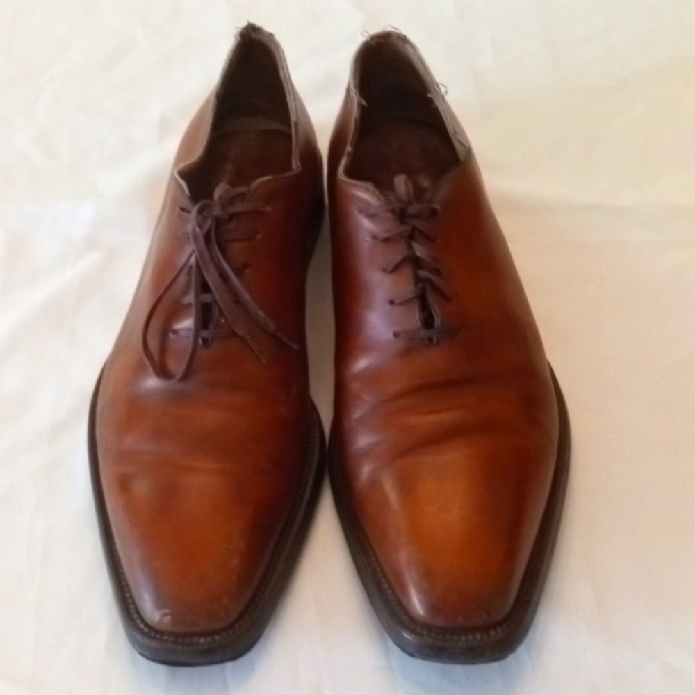Ermenegildo Zenga Mens dress shoes size 10.5 EEE.  Brown